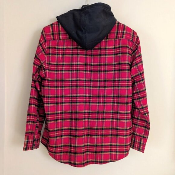 Levi's THERMOLITE Flannel Plaid Hood Shirt Jacket Shacket Men's XL New With Tags - Picture 2 of 9